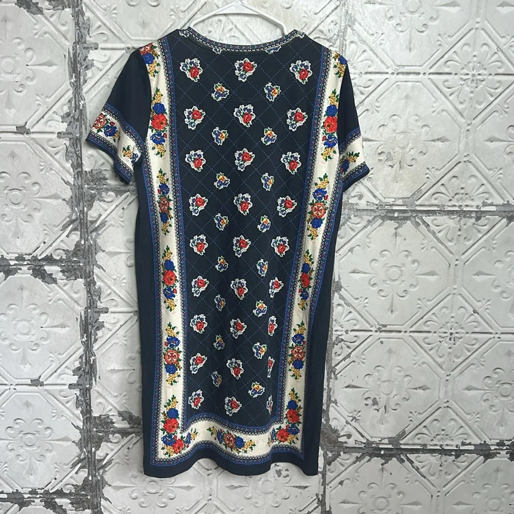 Tory Burch floral patterned Tshirt dress - Picture 3 of 9